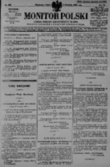 Monitor Polski. Dziennik Urzędowy Rzeczypospolitej Polskiej. 1928.09.07 R.11 nr206