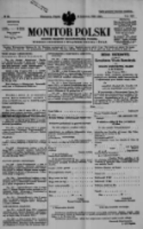 Monitor Polski. Dziennik Urzędowy Rzeczypospolitej Polskiej. 1931.04.10 R.14 nr82