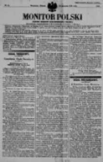 Monitor Polski. Dziennik Urzędowy Rzeczypospolitej Polskiej. 1938.01.18 R.21 nr13