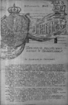 Jeniec. Tygodnik Polskiego Obozu w Gardelegen. 1918.01.10 R.3 nr2