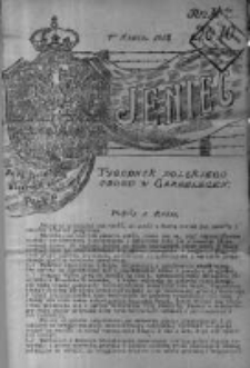 Jeniec. Tygodnik Polskiego Obozu w Gardelegen. 1918.03.07 R.3 nr10