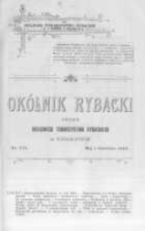 Okólnik Rybacki. Organ Krajowego Towarzystwa Rybackiego w Krakowie. 1910 nr111
