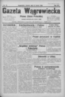 Gazeta Wągrowiecka: pismo ziemi pałuckiej 1934.03.27 R.14 Nr70