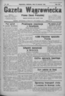 Gazeta Wągrowiecka: pismo ziemi pałuckiej 1934.08.19 R.14 Nr188