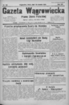 Gazeta Wągrowiecka: pismo ziemi pałuckiej 1934.08.28 R.14 Nr196
