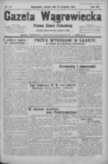 Gazeta Wągrowiecka: pismo ziemi pałuckiej 1934.09.22 R.14 Nr217