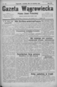 Gazeta Wągrowiecka: pismo ziemi pałuckiej 1934.09.23 R.14 Nr218