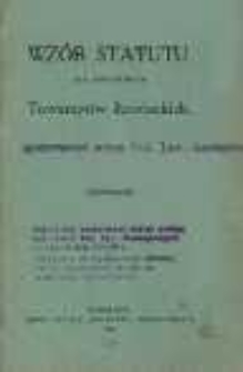 Wzór statutu dla powiatowych Towarzystw Łowieckich