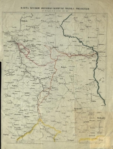 Karta ruchów drugiego korpusu Wojska Polskiego od 23 sierpnia do 16 września 1831 r.