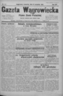 Gazeta Wągrowiecka: pismo ziemi pałuckiej 1934.09.27 R.14 Nr221