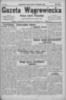 Gazeta Wągrowiecka: pismo ziemi pałuckiej 1934.11.14 R.14 Nr261