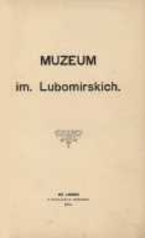 Muzeum im. Lubomirskich
