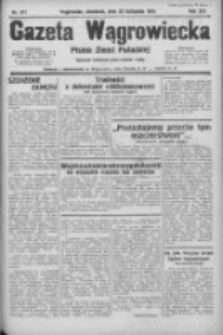 Gazeta Wągrowiecka: pismo ziemi pałuckiej 1934.11.25 R.14 Nr271