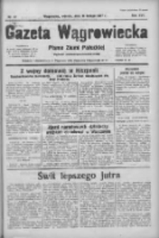 Gazeta Wągrowiecka: pismo ziemi pałuckiej 1937.02.16 R.17 Nr37