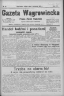 Gazeta Wągrowiecka: pismo ziemi pałuckiej 1937.04.09 R.17 Nr81