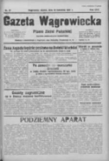 Gazeta Wągrowiecka: pismo ziemi pałuckiej 1937.04.16 R.17 Nr87