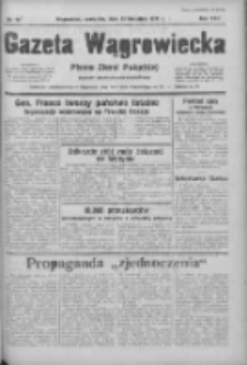 Gazeta Wągrowiecka: pismo ziemi pałuckiej 1937.04.22 R.17 Nr92