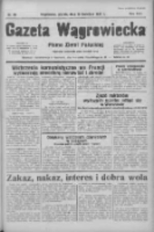 Gazeta Wągrowiecka: pismo ziemi pałuckiej 1937.04.30 R.17 Nr99