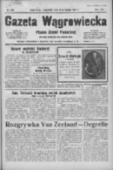 Gazeta Wągrowiecka: pismo ziemi pałuckiej 1937.09.09 R.17 Nr207