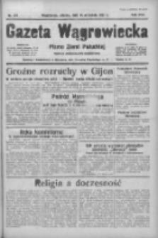 Gazeta Wągrowiecka: pismo ziemi pałuckiej 1937.09.14 R.17 Nr211