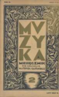 Muzyka. 1927 R.4 nr2