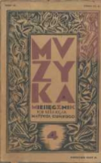 Muzyka. 1927 R.4 nr4