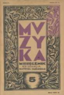 Muzyka. 1927 R.4 nr5