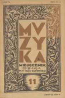 Muzyka. 1927 R.4 nr11