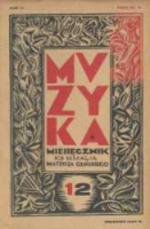 Muzyka. 1927 R.4 nr12