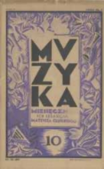 Muzyka. 1928 R.5 nr10