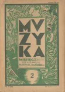 Muzyka. 1929 R.6 nr2