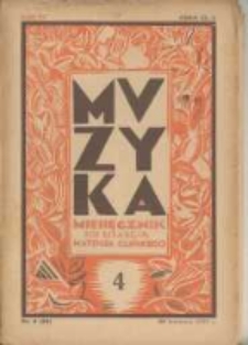 Muzyka. 1929 R.6 nr4