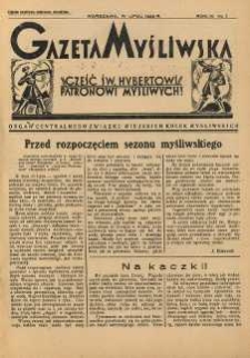 Gazeta Myśliwska 1928 Nr7