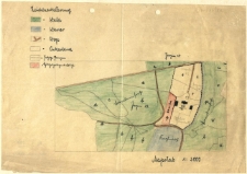 Smogulec - plan parku i zabudowań dworskich