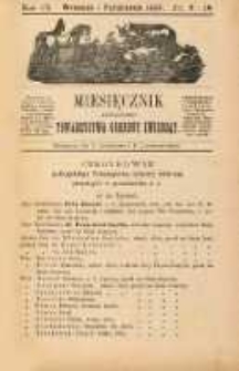 Miesięcznik Galicyjskiego Towarzystwa Ochrony Zwierząt 1884 Nr9 i 10
