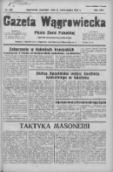 Gazeta Wągrowiecka: pismo ziemi pałuckiej 1937.10.28 R.17 Nr249