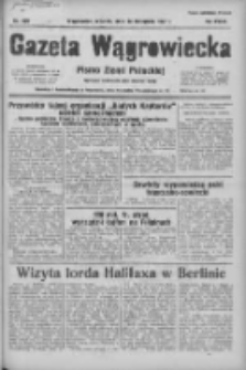 Gazeta Wągrowiecka: pismo ziemi pałuckiej 1937.11.23 R.17 Nr269