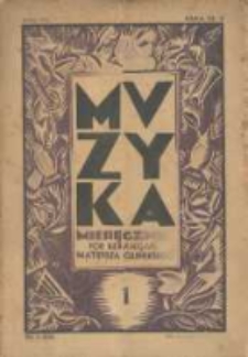 Muzyka. 1930 R.7 nr1