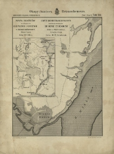 Mapa szańców w okolicy Ciepłego i Gniewu w Prusach Królewskich