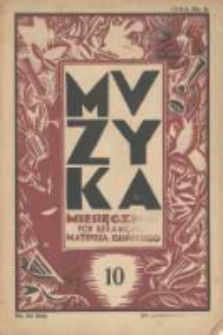 Muzyka. 1931 R.8 nr10