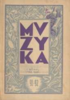 Muzyka. 1932 R.9 nr5-6