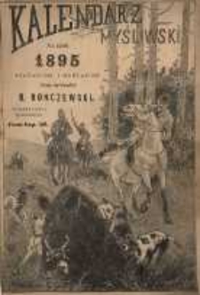 Kalendarz myśliwski ilustrowany na rok 1895