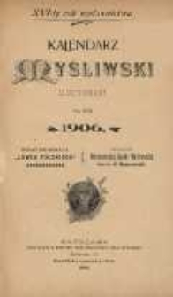 Kalendarz myśliwski ilustrowany na rok 1906