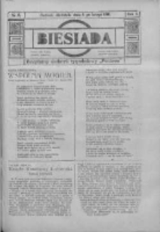 Biesiada: bezpłatny dodatek tygodniowy "Postępu" 1916.02.06 R.4 Nr6