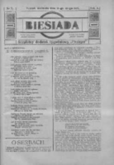 Biesiada: bezpłatny dodatek tygodniowy "Postępu" 1916.02.13 R.4 Nr7