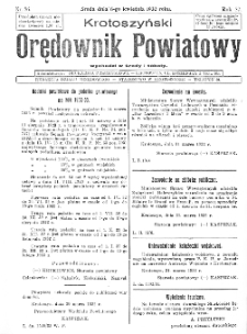Krotoszyński Orędownik Powiatowy 1932.04.06 R.57 Nr26
