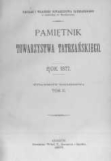 Pamiętnik Towarzystwa Tatrzańskiego. 1877 T.2