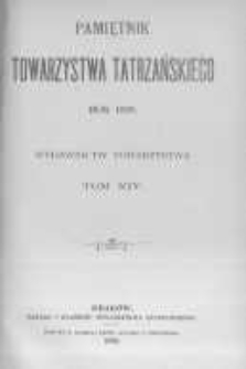Pamiętnik Towarzystwa Tatrzańskiego. 1893 T.14