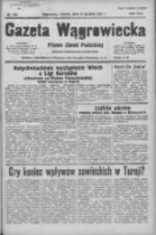 Gazeta Wągrowiecka: pismo ziemi pałuckiej 1937.12.14 R.17 Nr286