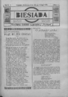 Biesiada: bezpłatny dodatek tygodniowy "Postępu" 1916.02.20 R.4 Nr8